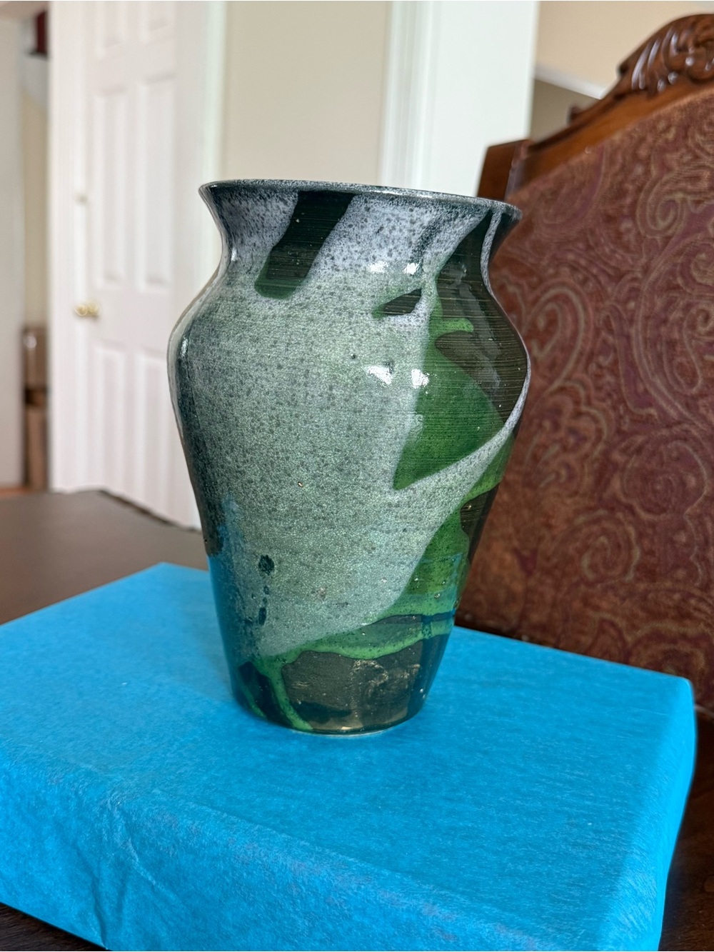 Vintage Studio Art Pottery Vase Signed “Ann Grace ‘80” *READ* - Picture 4 of 12